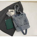 Casual Washed Distressed Crossbody Bag 6W10BBG1398
