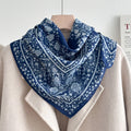 Color Block Silk Scarf - DippedShop Wholesale - #7859