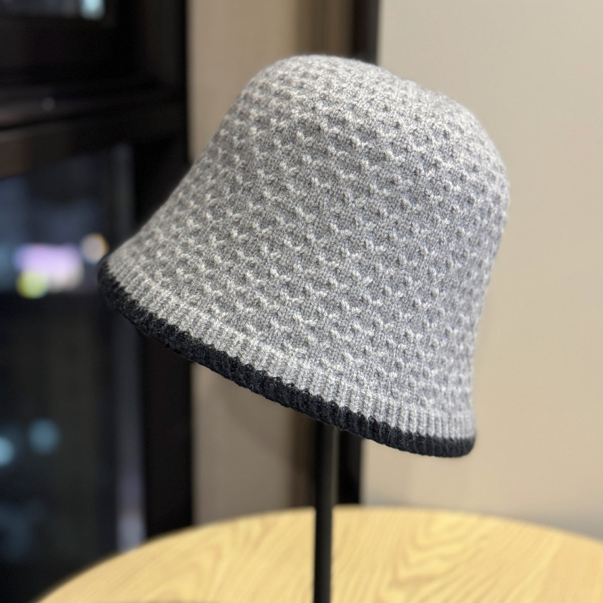 Textured Knit Bucket Hat - DippedShop Wholesale - #0803