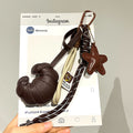 Chic Croissant Star Pendant Keychain Bag Charm 6W10BBC352