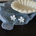 Polka Dot Floral Stud Earrings - DippedShop Wholesale - #8291