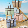 Fashion Large Capacity Mesh Beach Shoulder Bag 8BW6BOB84T
