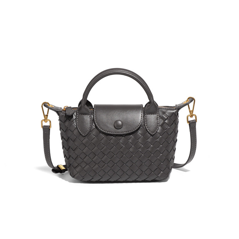 Trendy Handmade Woven Dumpling Crossbody Bag 6W10BBG2422