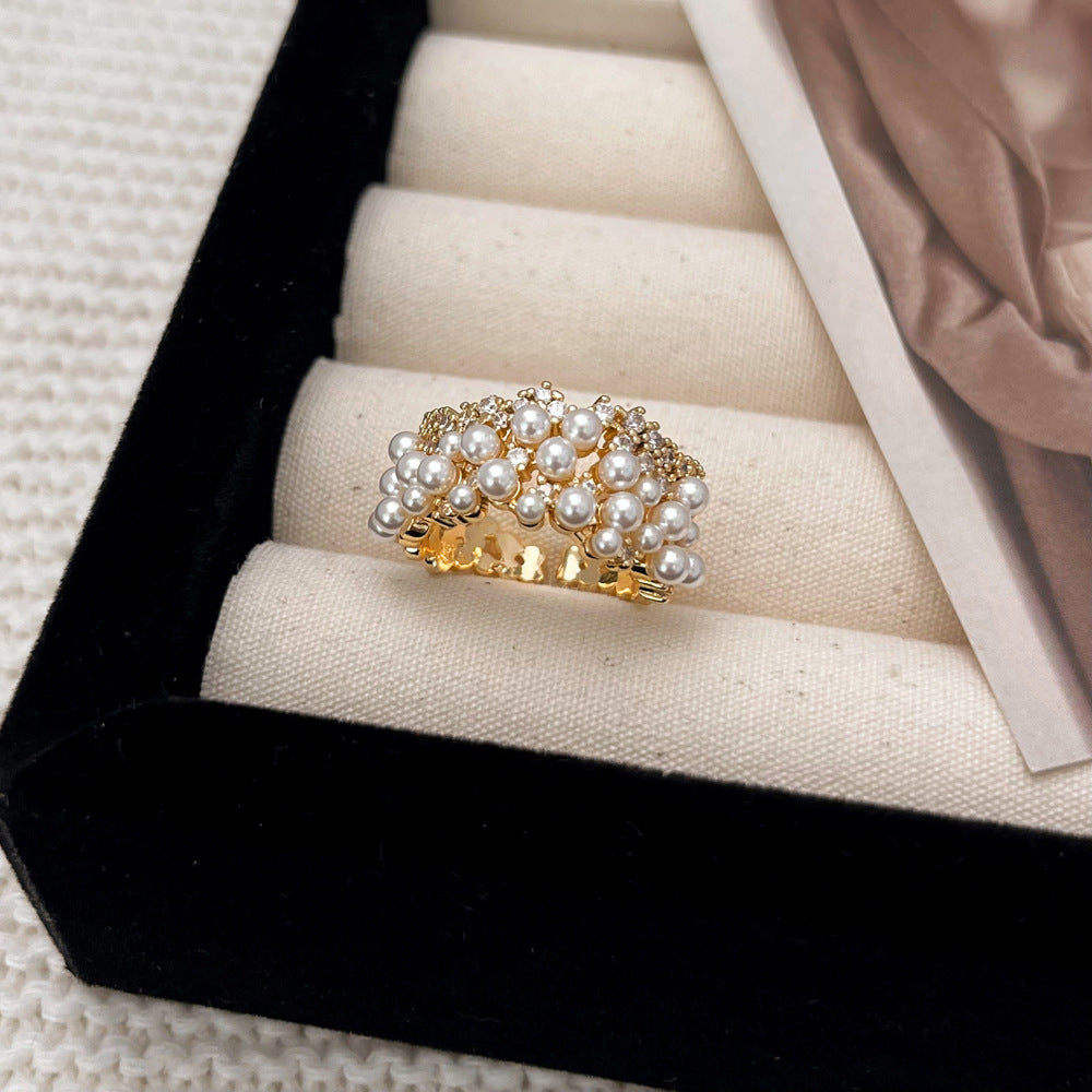 Vintage Stacking Pearl Cluster - DippedShop Wholesale - #4547