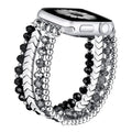 Multi Layer Crystal Beaded Chain Watch Band 6W6JWA90