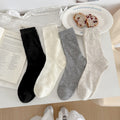 Solid Hollow Out Crew Socks - DippedShop Wholesale - #7331
