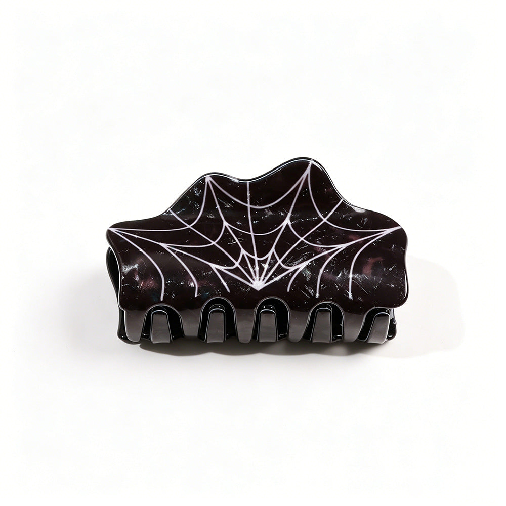 Quirky Halloween Ghost Pumpkin Hair Claw 6W6HCP1324