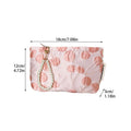 Sweet Cherry Print Portable Cosmetic Bag 6C5CO281