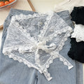 Elegant Lace Hollow Tie Side Wrap Hip Scarf MK2BW6W1SL09