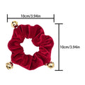 Velvet Christmas Hair Scrunchies - DippedShop Wholesale - #2611