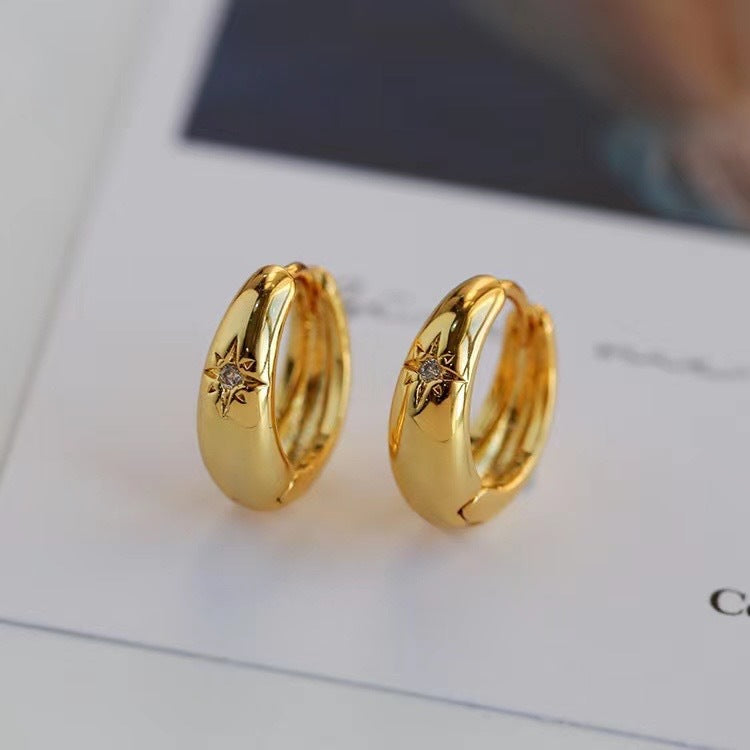Trendy Gold Plated Cubic Zirco - DippedShop Wholesale - #2131