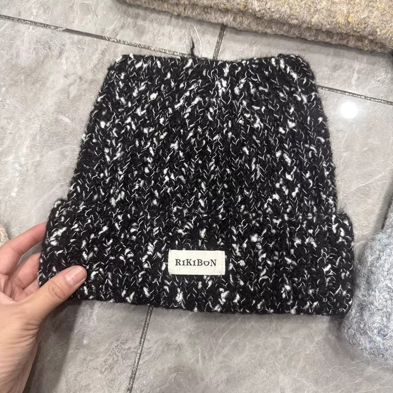 Sweet Cat Ear Color Contrast Knit Beanie 6W6HAT715
