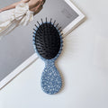 Vintage Leopard Oval Handle Acetate Comb MK2PPM6CT5CB33
