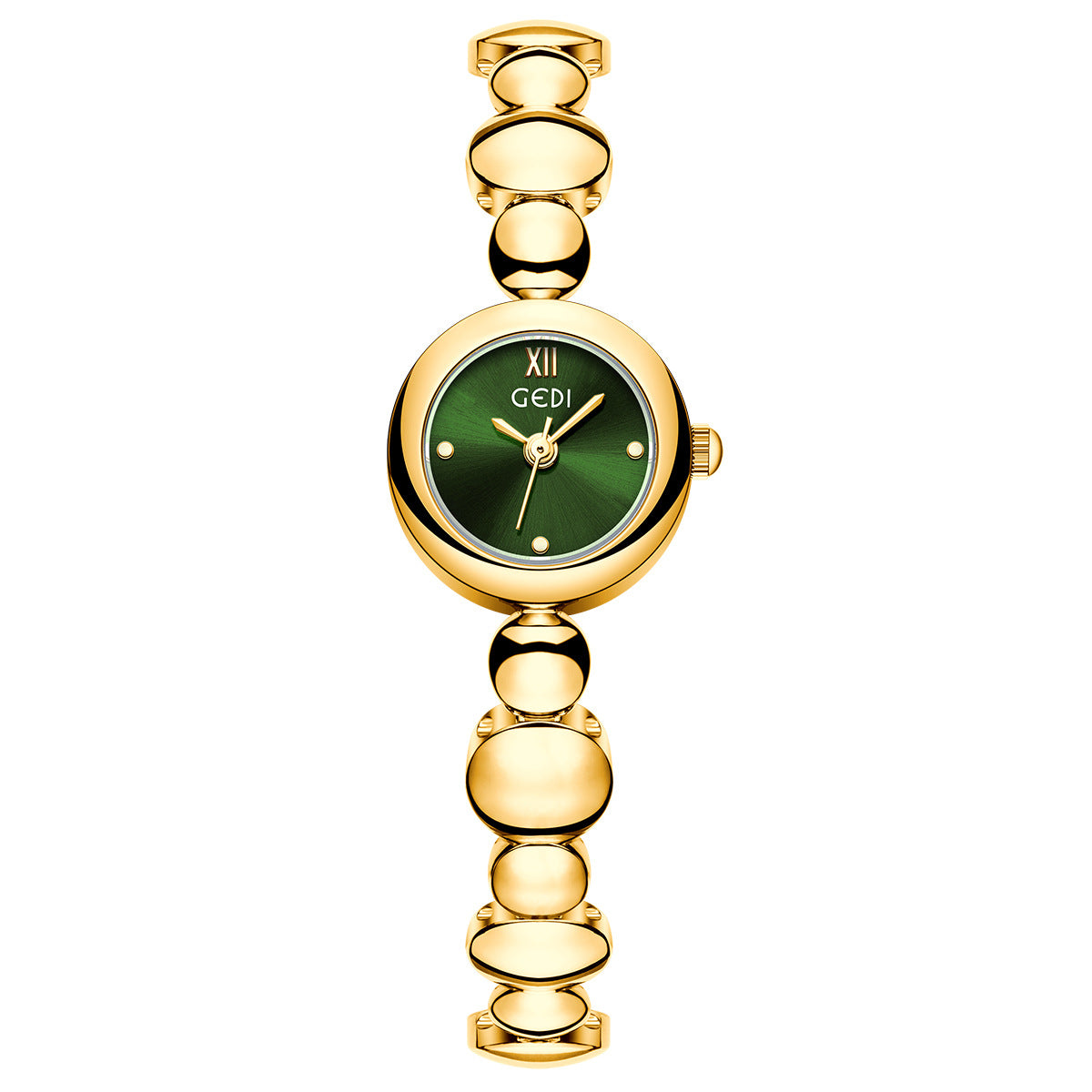 Luxury Gold-Tone Round Quartz Bracelet Watch MK2SSAS6W6JWA15