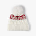 Jacquard Pompom Knit Beanie - DippedShop Wholesale - #5731