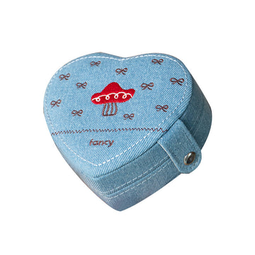 Cartoon Embroidered Portable Mini Jewelry Case DP25B917