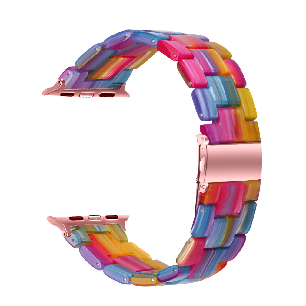 Natural Resin Solid Color Watch Band 6W6JWA94