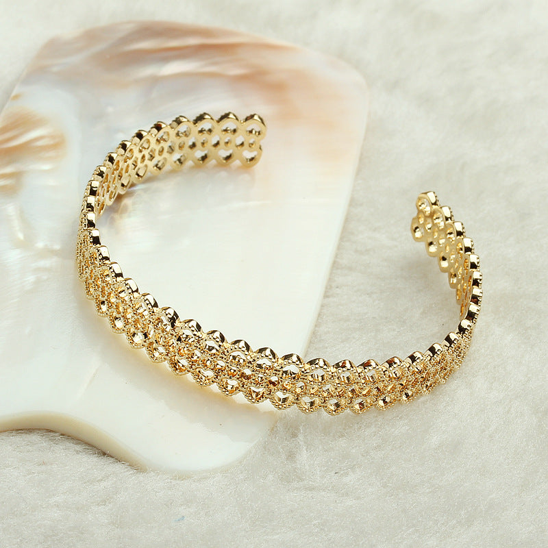 Hollow Lace Adjustable Floral Bracelets DP25D651