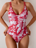 Sexy Floral One-Piece Swimsuit - DippedShop Wholesale - #9219