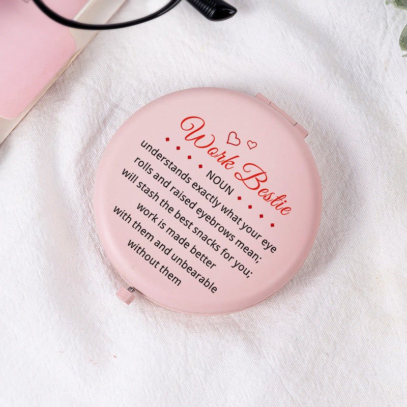 Pink Foldable Makeup Mirror - DippedShop Wholesale - #1715