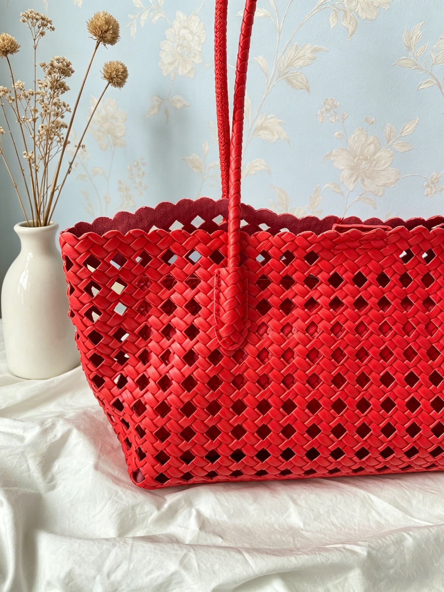 Woven Hollow Out Tote Bag - DippedShop Wholesale - #0867