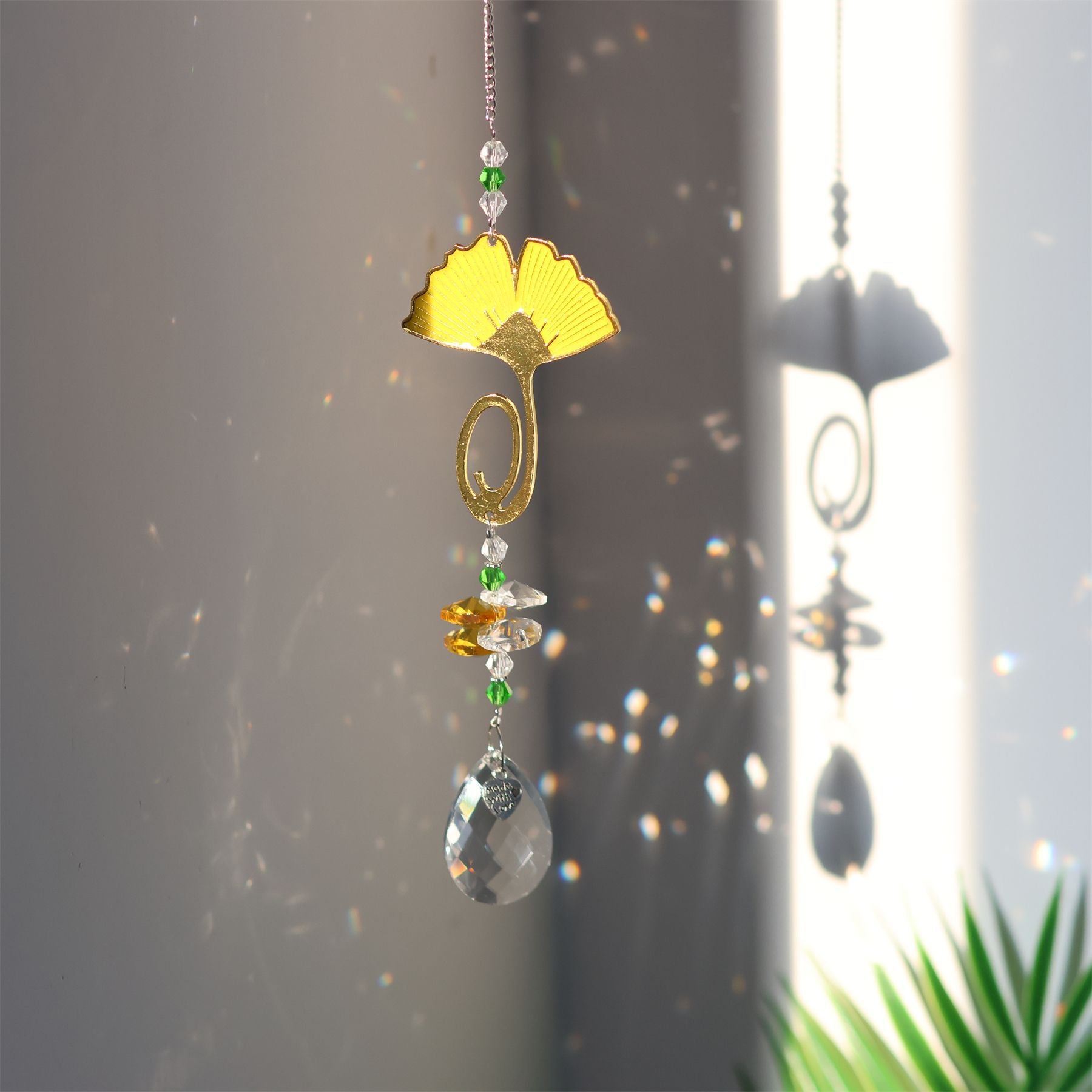 Sunflower Crystal Ball Pandant Hanging Suncatchers MK2CZAS6H7HLS72