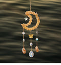Handcrafted Moon Crystal Suncatcher - DippedShop Wholesale - #3043