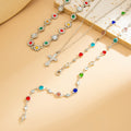Layered Cross Pendant Necklace - DippedShop Wholesale - #4499