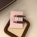 Elegant Oval Gild Duckbill Hair Clip MK2PM6W6HCP10