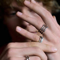 Geometric Open Wrap Ring - DippedShop Wholesale - #3011