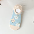Floral Mesh No Show Socks - DippedShop Wholesale - #2291