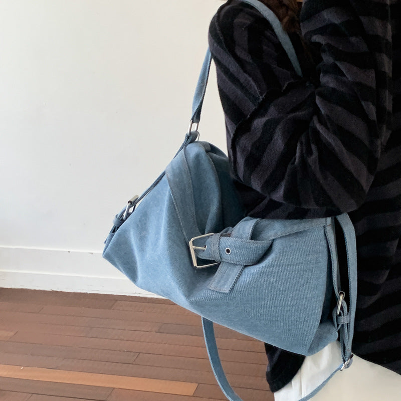 Chic Denim Large Capacity Shoulder Bag 6W10BBG1352