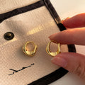 Minimalist Irregular Hoop Earrings - DippedShop Wholesale - #0163