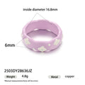 Cute Polka Dots Bowknot Enamel Ring 6W6JRG251
