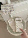 Vintage Jacquard Slouch Socks - DippedShop Wholesale - #1619