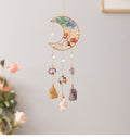Colorful Stones Moon Dream Catcher Suncatcher MK2CZAS6H7HLS84