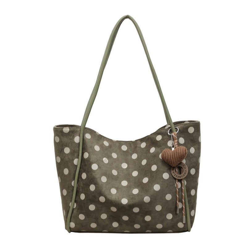 Trendy Polka Dot Large Capacity Tote Bag 6W10BBG1859