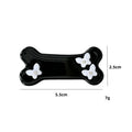 Cute Dog Bone Cubic Zirconia Side Hair Clip 8AS6HCP340T