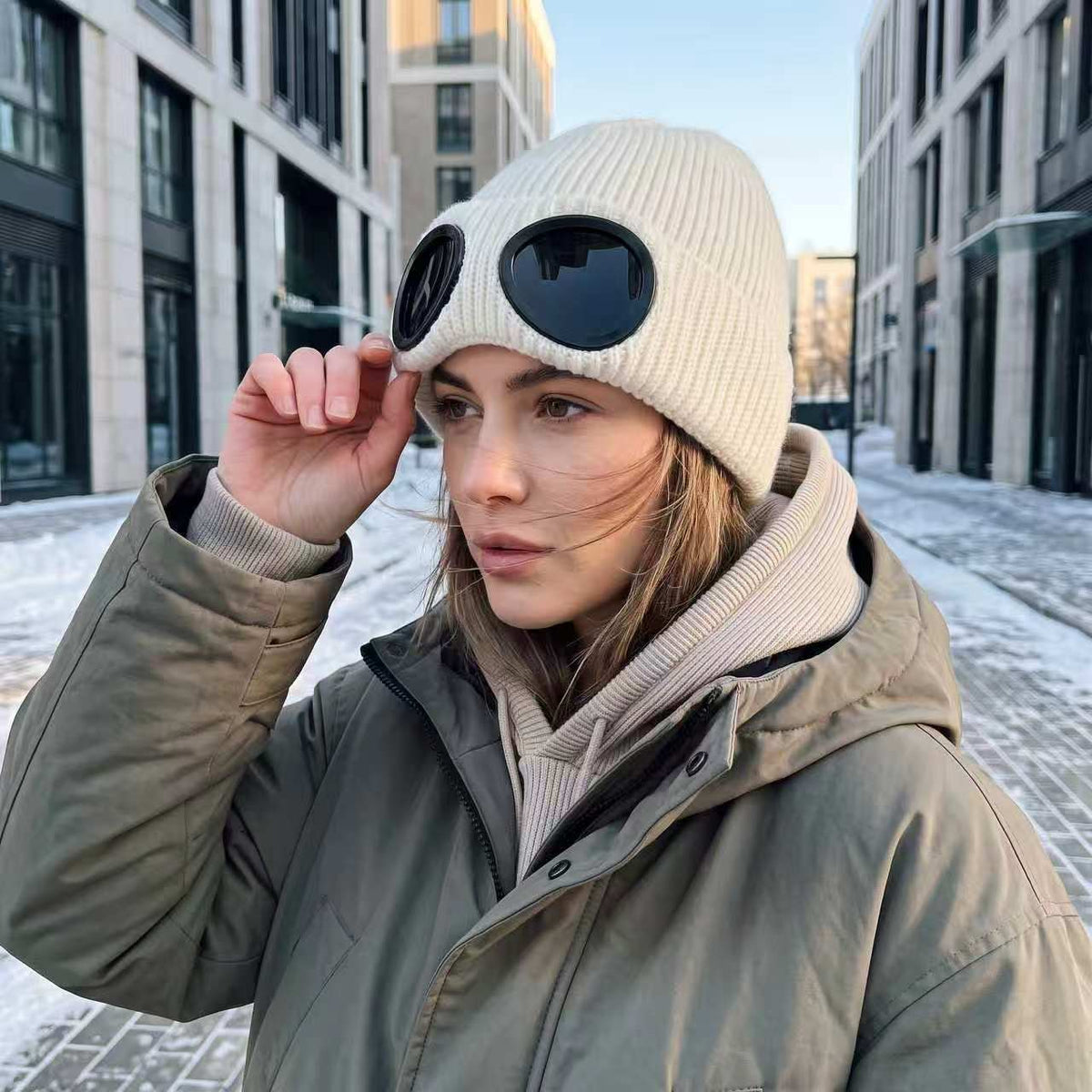 Knitted Fleece Lined Beanie - DippedShop Wholesale - #4147