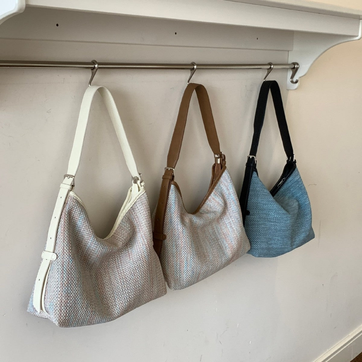 Handmade Woven Versatile Tote Crossbody Bag 6W10BBG2503