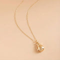 Cute Strawberry Pendant Rhinestone Locket Necklace 6W6JNC421L