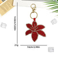 Sweet Handmade Beaded Floral Pendant Keychain 6W10BBC814