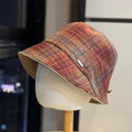 Warm Plaid Bucket Hat - DippedShop Wholesale - #4499