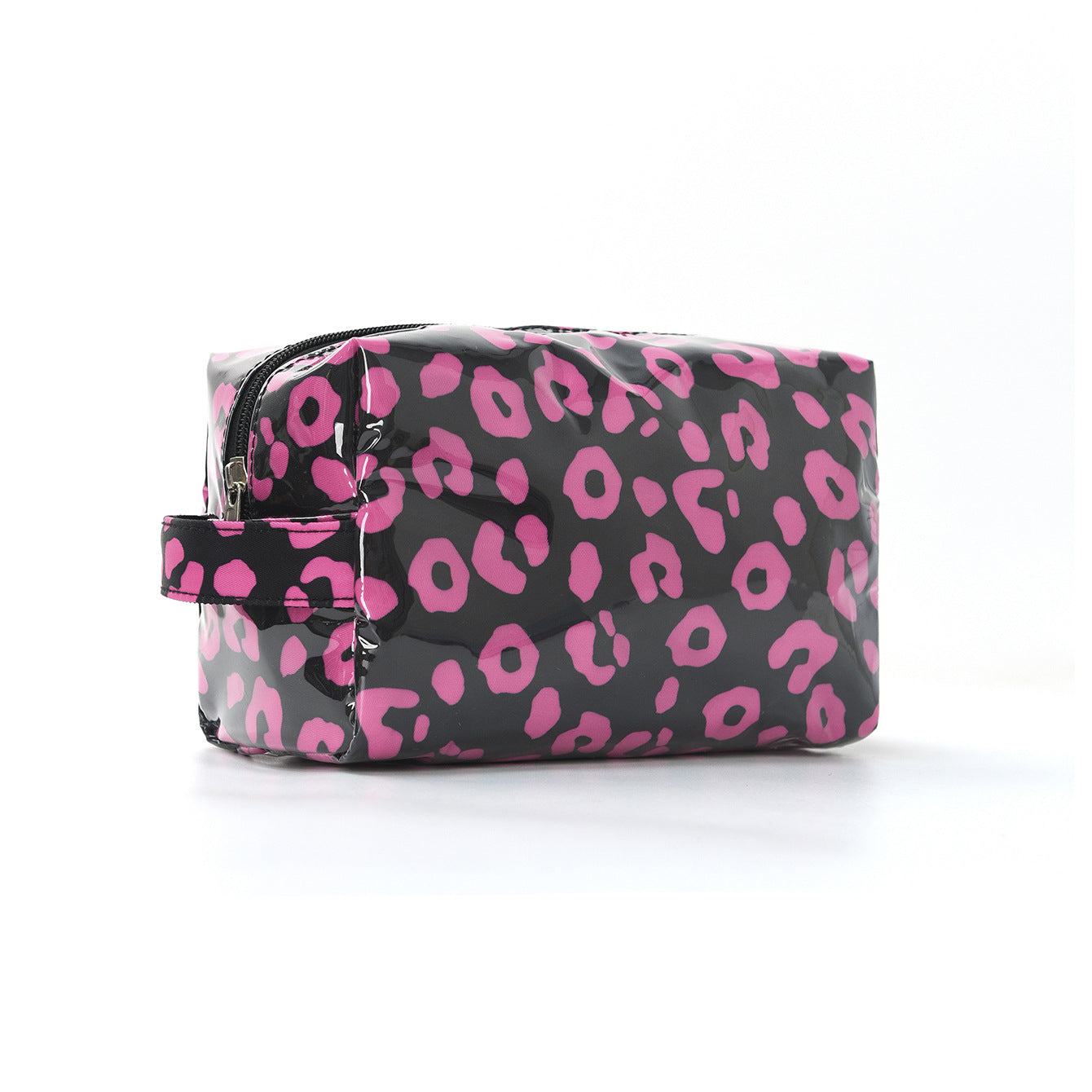 Simple Color Block Striped PVC Cosmetic Bag MK2BLW6C5CO07