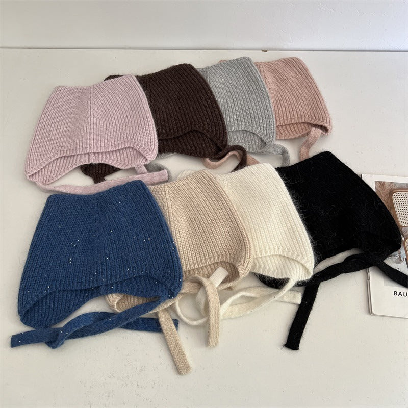 Cat Ear Sequin Beanie - DippedShop Wholesale - #8195