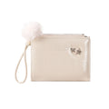 Mini Plush Ball Bowknot PU Coin Purse 6S10BWB137