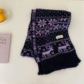 Jacquard Wool Blend Scarf - DippedShop Wholesale - #2835
