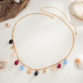Simple Color Block Resin Charm Waist Chain 8ZA6JBC79L