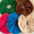 Stylish Solid Color Knit Ruffled Hair Scrunchies MK2BW6W6HSR59