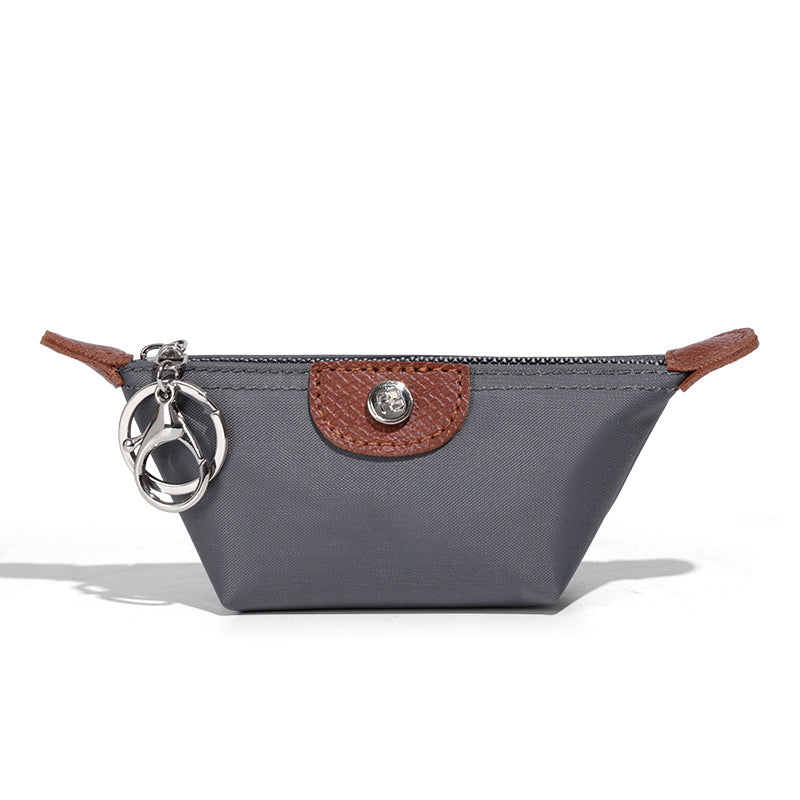 Simple Solid Color Mylon Mini Coin Purse 6S10BWB105